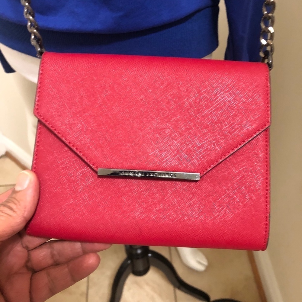 Armani exchange crossbody bag with chain